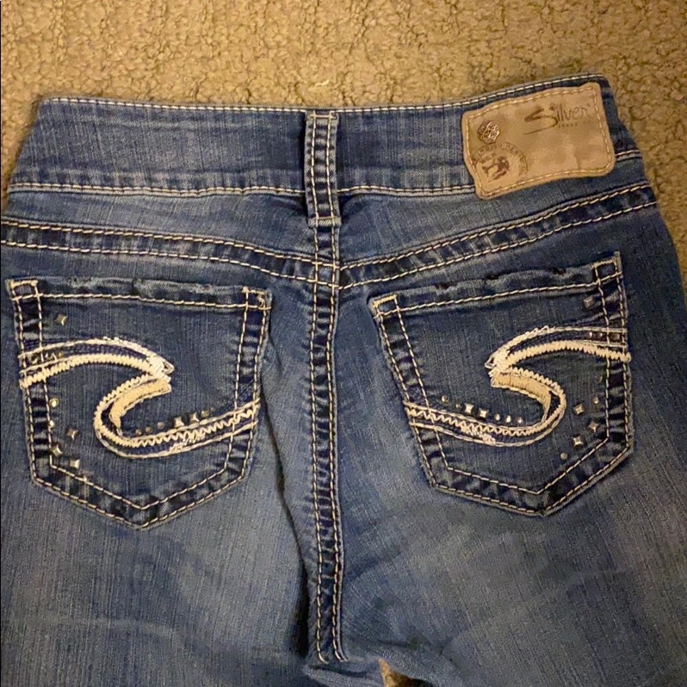 Silver jeans